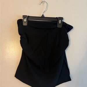 Bershka black strapless tube top